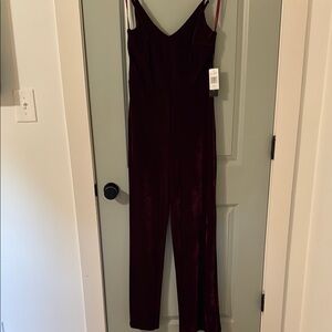 Jodi Kristopher Deep Red Jumpsuit